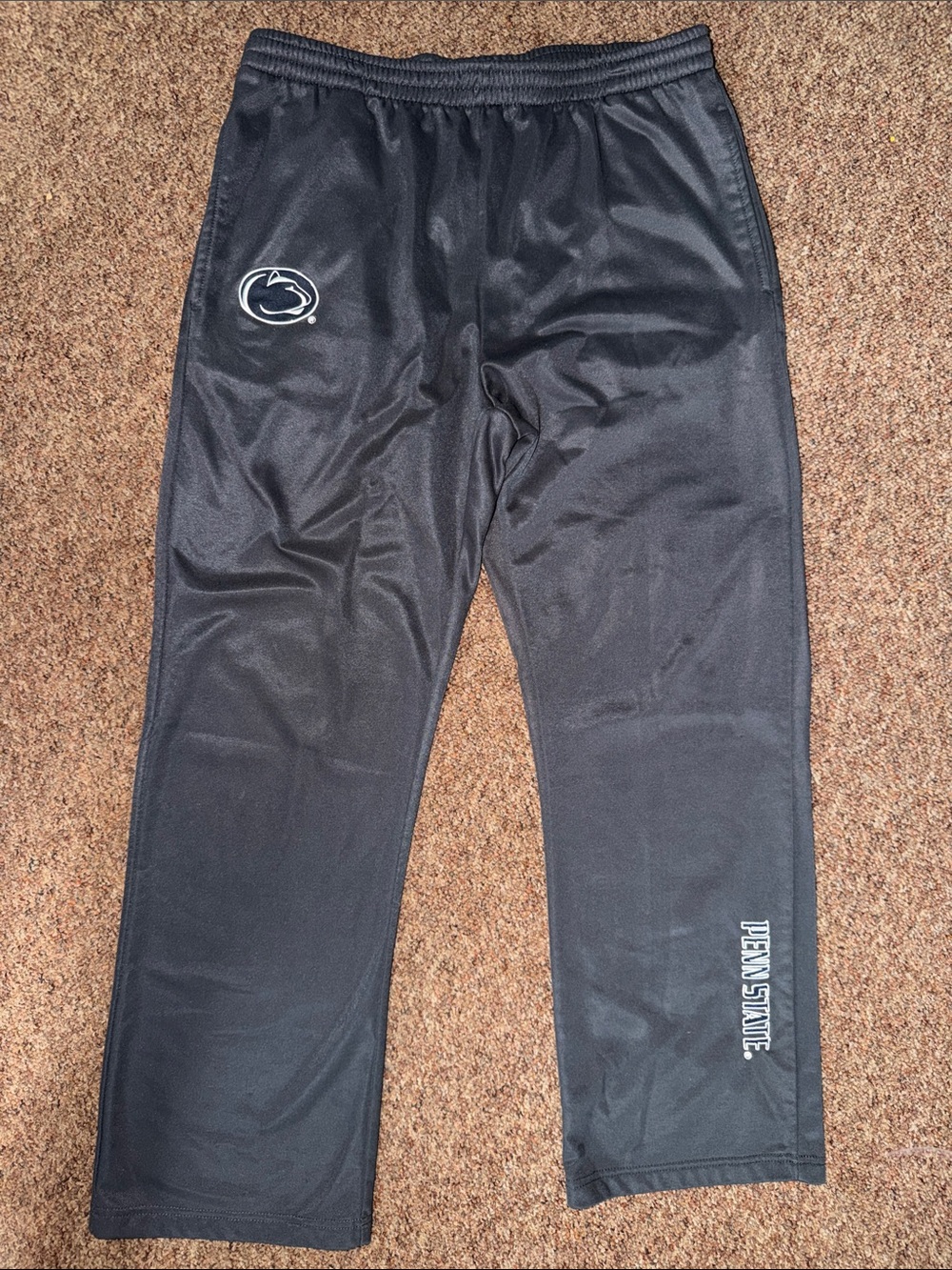 Stadium Athletics Men’s Black Jogger Pants with Penn State Logo